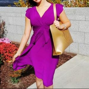 Purple Evan Picone Dress SZ6